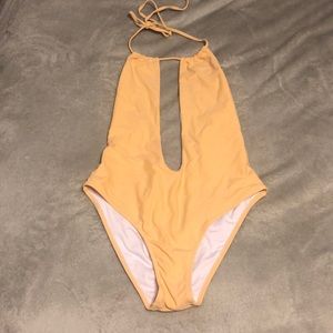 One piece bathing suit